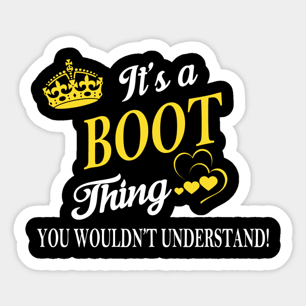 BOOT Sticker by Gennieda49